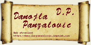 Danojla Panzalović vizit kartica